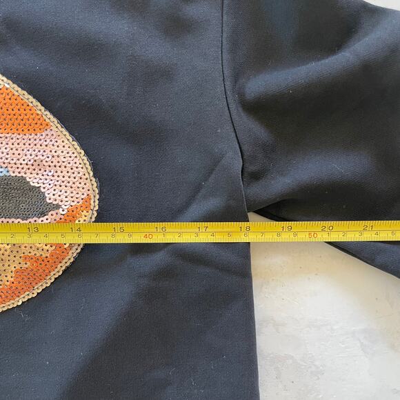 Embellished Sequin Glam Going Out Top Small Lips Retro Y2K McBling Festival - Picture 7 of 8